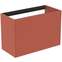 Meuble sous plan Conca 80cm 1 tiroir Orange Sunset mat  - Ideal Standard Réf. T3994Y3