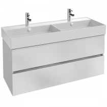 Meuble sous plan-vasque 120cm 2 tiroirs Mélaminé - Jacob Delafon Réf. EB2369-XX