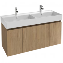 Meuble sous plan-vasque 120cm 4 portes Mélaminé - JACOB DELAFON Réf. EB2361-XX