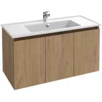 Meuble sous plan-vasque Tolbiac 100cm 3 portes Mélaminé - JACOB DELAFON Réf. EB2360-XX
