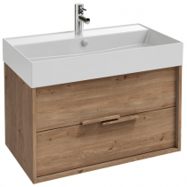 Meuble sous plan vasque Vivienne 80cm 2 tiroirs Bois massif - Jacob Delafon Réf. EB1507-PX-PX