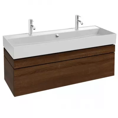 Meuble sous table Caf� Terrace 120cm 2 tiroirs Ch�ne - JACOB DELAFON R�f. EB2433-PX-Px