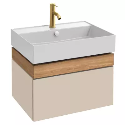 Meuble sous table Caf� Terrace 60cm Ch�ne / Laque - JACOB DELAFON R�f. EB2430-Px-TL