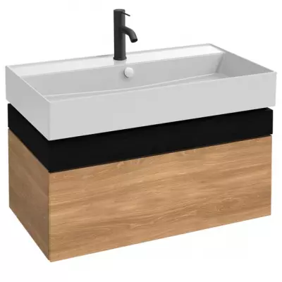 Meuble sous table Caf� Terrace 80cm Ch�ne - JACOB DELAFON R�f. EB2431-PX-MD