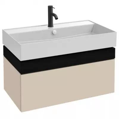 Meuble sous table Caf� Terrace 80cm Ch�ne / Laque - JACOB DELAFON R�f. EB2431-PX-TL