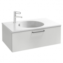 Meuble sous table Odeon Rive Gauche 80cm 1 tiroir Laque - JACOB DELAFON Réf. EB2515-RX-TL