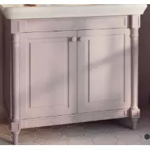 Meuble sous vasque Cl�o 1889 90cm 2 portes Laque 5 finitions au choix (vasque en option) - Jacob Delafon R�f. EB726-LM