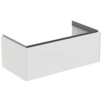 Meuble sous vasque Connect 100cm 1 tiroir Blanc mat - Ideal Standard Réf. T4579Y1
