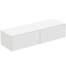 Meuble suspendu Conca 160cm 2 tiroirs Blanc mat - Ideal Standard Réf. T4315Y1