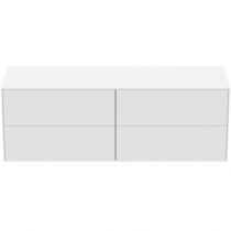 Meuble suspendu Conca 160cm 4 tiroirs Blanc mat  - Ideal Standard Réf. T4325Y1
