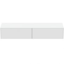 Meuble suspendu Conca 200cm 2 tiroirs Blanc mat - Ideal Standard Réf. T4316Y1
