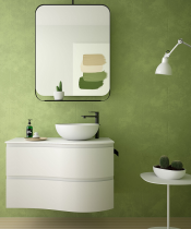 Meuble suspendu MAM 90cm 2 tiroirs gauche White Cotton - SALGAR Réf. 113804
