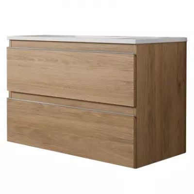 Meuble suspendu Modena 80cm 2 tiroirs Cannelier - O\'DESIGN R�f. CAISMODENA800CA