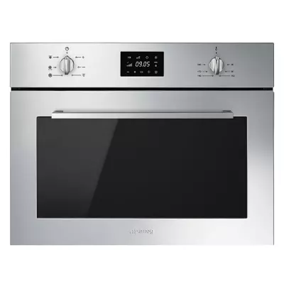 Micro-ondes combin� Elementi 32l 1000W Inox - SMEG R�f. SF4400MCX