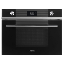 Micro-ondes combiné Linéa 50l 1000W Noir - SMEG Réf. SF4102MCN