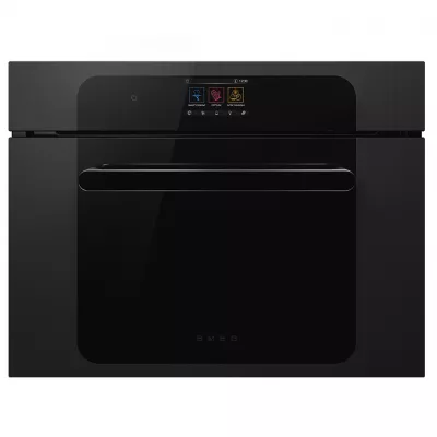 Micro-ondes combin� MUSA 45cm Vapor Clean Noir - SMEG Elite R�f. SO4204M2PB