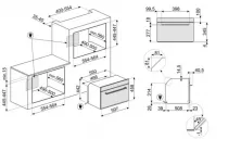Micro-ondes combin&eacute; MUSA 45cm Vapor Clean Noir - SMEG Elite R&eacute;f. SO4204M2PB