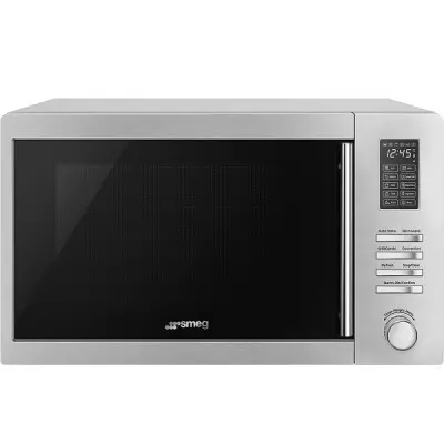 Micro-ondes combin� pose libre 34l 1100W Inox anti-trace - SMEG R�f. MOE34CXI2