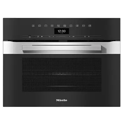 Micro-ondes combin� PureLine 43l 1000W Inox anti-traces - MIELE R�f. H 7440 BM