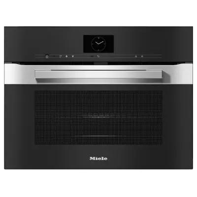 Micro-ondes combin� PureLine 43l 1000W Inox anti-traces - MIELE R�f. H 7640 BM