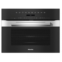 Micro-ondes combiné PureLine 43l 1000W Inox anti-traces -MIELE Réf. H 7240 BM