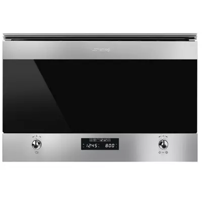 Micro-ondes encastrable Classica 22l 850W Inox - SMEG R�f. MP322X1
