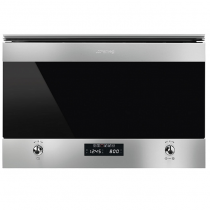 Micro-ondes encastrable Classica 22l 850W Inox - SMEG Réf. MP322X1
