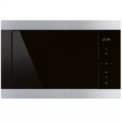 Micro-ondes gril encastrable Classica Inox anti-trace - SMEG Elite R�f. FMI325X1