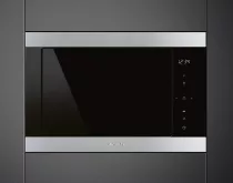Micro-ondes gril encastrable Classica Inox anti-trace - SMEG Elite R&eacute;f. FMI325X1