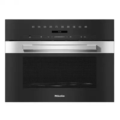 Micro-ondes gril int�grable PureLine 46l 900W Inox anti-traces - MIELE R�f. M 7244 TC