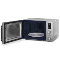 Micro-ondes gril pose libre 25l 1000W Inox anti-trace - SMEG Réf. MOE25X