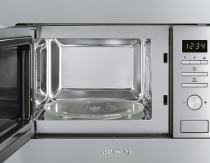 Micro-ondes grill encastrable 20l 800W Inox - SMEG Réf. FMI020X