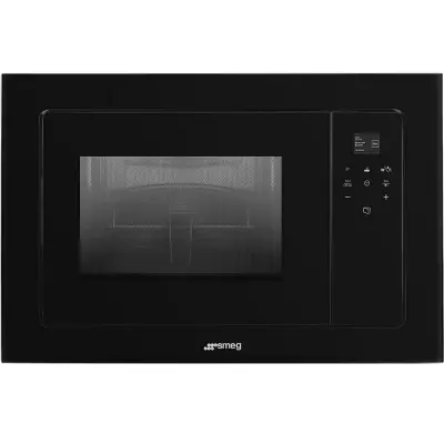 Micro-ondes grill encastrable Lin�a 20l 800W Noir intense - SMEG Elite R�f. FMI120B3
