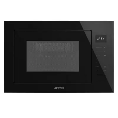 Micro-ondes grill encastrable Lin�a 25l 900W Noir - SMEG Elite R�f. FMI025BFR