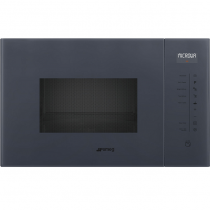 Micro-ondes grill encastrable Linéa 26l Gris Neptune - SMEG Réf. FMI125G