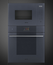 Micro-ondes grill encastrable Linéa 26l Gris Neptune - SMEG Réf. FMI125G