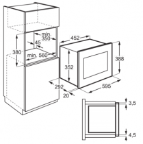 Micro-ondes Série 300 17l 700W Inox - Electrolux Réf. LMS2173EMX