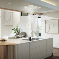 Miele Hotte de plafond 88cm 505m3/h (755m3/h intensif) A++  Blanc mat - MIELE Réf. DAC 4940 WSMA Stella Ambient