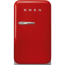 Minibar Années 50 34l A+++ Rouge charnières à droite  - SMEG Réf. FAB5RRD3
