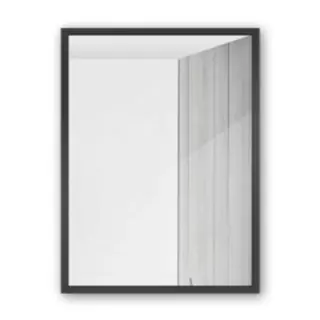 Miroir 60x80cm cadre Noir mat - DECOTEC R�f. 1821361
