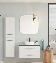 Miroir Bento avec anti-buée 60W L.80 x H.80 cm - DECOTEC Réf. 1790702