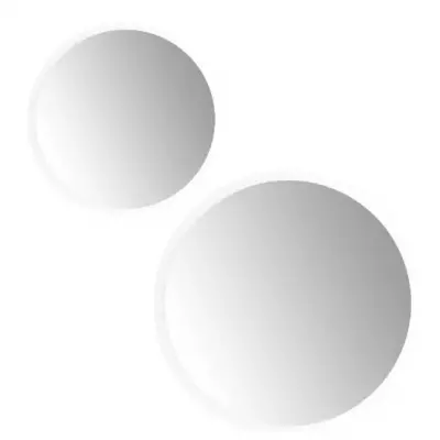 Miroir Bulli �15 & 25 cm (lot de 2) - DECOTEC R�f. 1145111