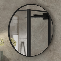 Miroir Coupole Ø65cm Noir mat - CEDAM Réf. MIRCOU.RD65.NM