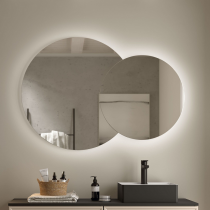 Miroir double DOPPIO led 20W 115x80cm - SALGAR Réf. 103355