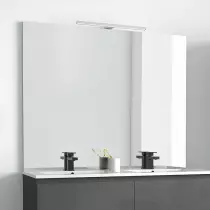 Miroir haut 100x104.2cm Blanc - OZE Réf. MIROIR1000B-H