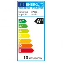 Miroir led 10W APOLO 80x70cm Doré mat - SALGAR Réf. 87856
