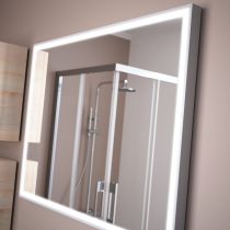 Miroir led 15W ROMA 100x60cm Blanc (horizontal ou vertical) - SALGAR Réf. 23210