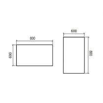 Miroir led 15W ROMA 60x80cm (horizontal ou vertical) - SALGAR Réf. 19089