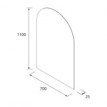 Miroir led 20W EMILE 70x110cm (horizontal ou vertical) - SALGAR Réf. 97644