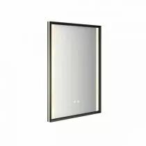 Miroir led AFFINITY 60x80cm 35,2W avec anti-bu&eacute;e / Cadre noir mat - DECOTEC R&eacute;f. 1747301